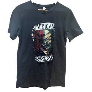 American Horror Story Zombie President Black T-Shirt Grunge Politics Goth Size M